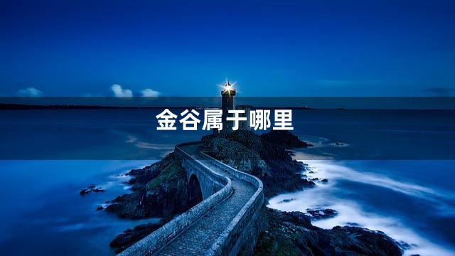 金谷属于哪里