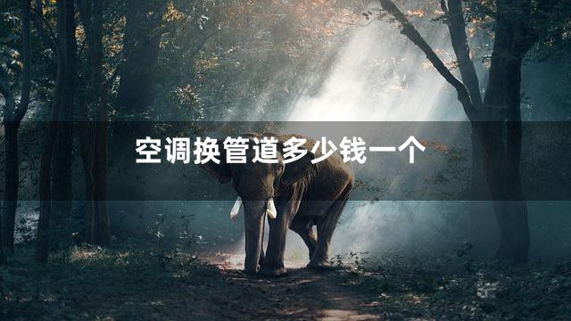 空调换管道多少钱一个