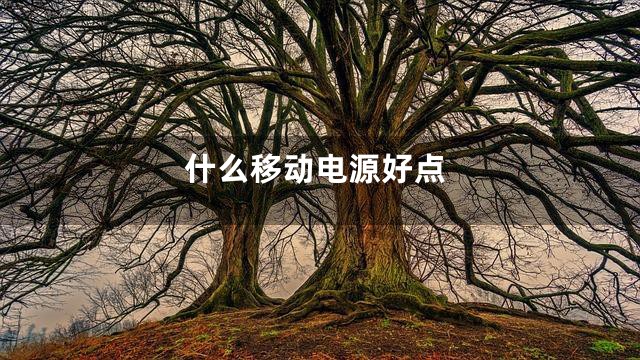 什么移动电源好点