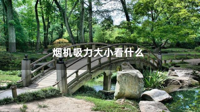 烟机吸力大小看什么