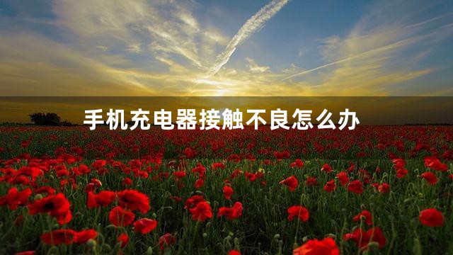 手机充电器接触不良怎么办