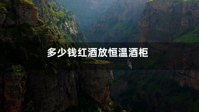 多少钱红酒放恒温酒柜