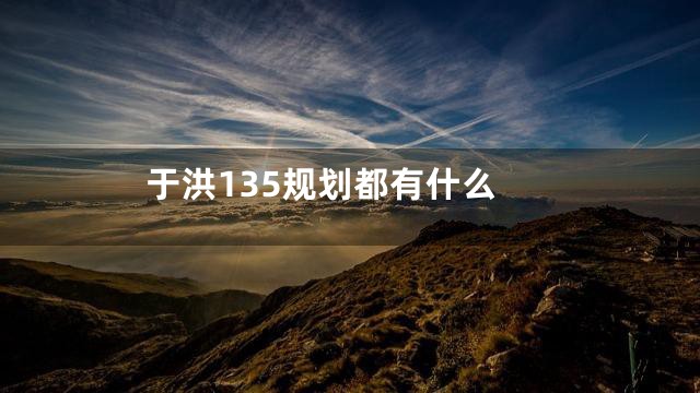 于洪135规划都有什么