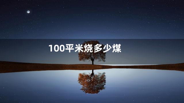 100平米烧多少煤