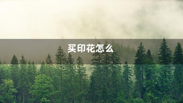 买印花怎么