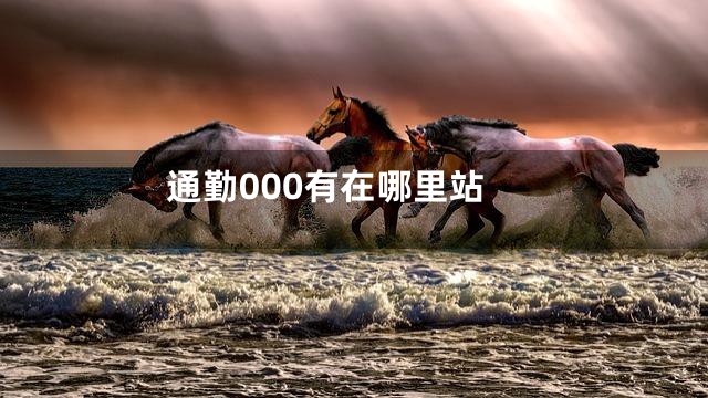 通勤000有在哪里站