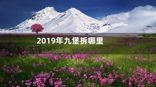 2019年九堡拆哪里