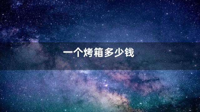 一个烤箱多少钱