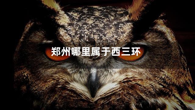 郑州哪里属于西三环