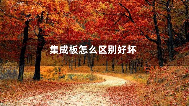 集成板怎么区别好坏