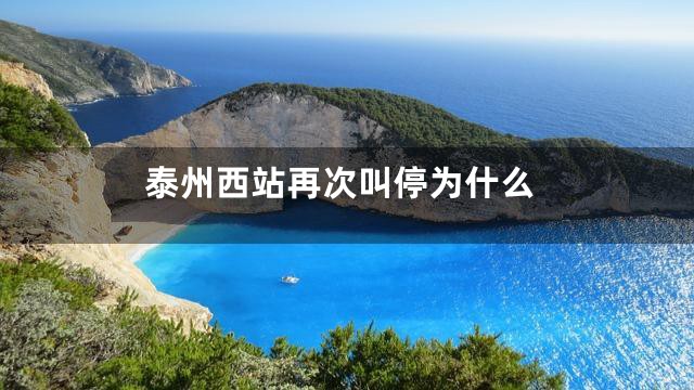 泰州西站再次叫停为什么