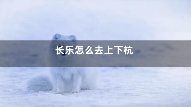 长乐怎么去上下杭