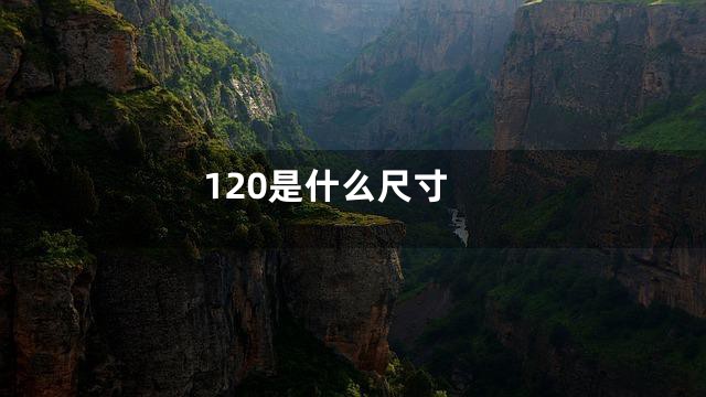120是什么尺寸