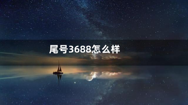 尾号3688怎么样