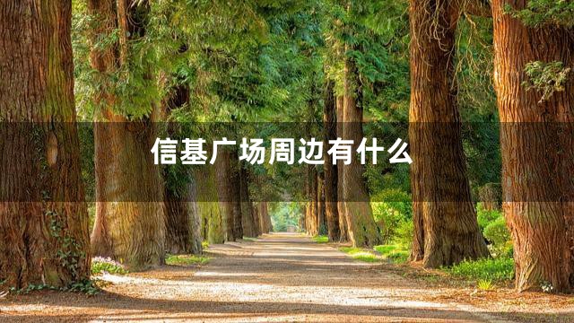信基广场周边有什么