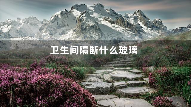 卫生间隔断什么玻璃