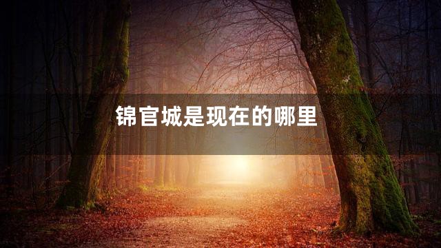 锦官城是现在的哪里