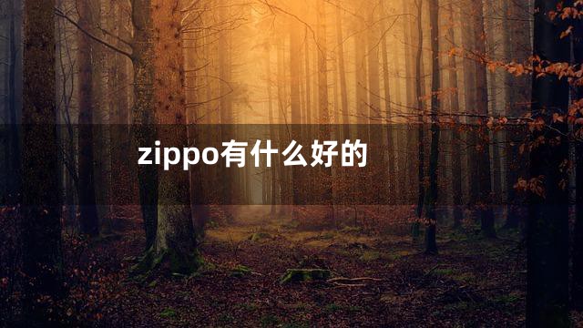 zippo有什么好的