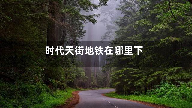 时代天街地铁在哪里下