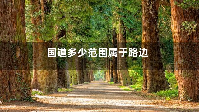 国道多少范围属于路边