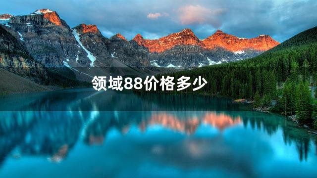 领域88价格多少