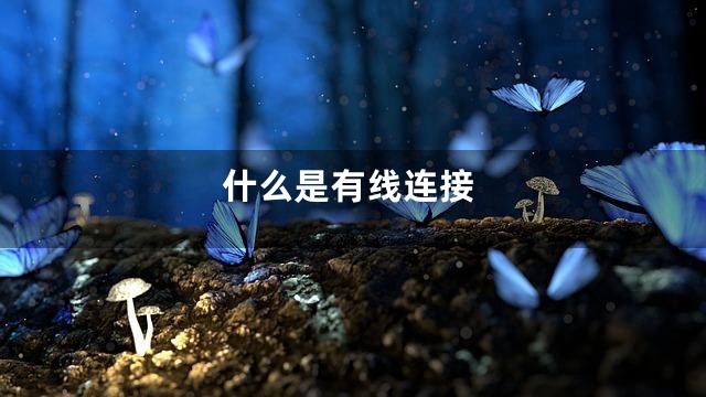 什么是有线连接