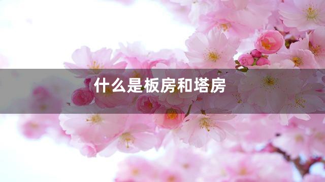 什么是板房和塔房