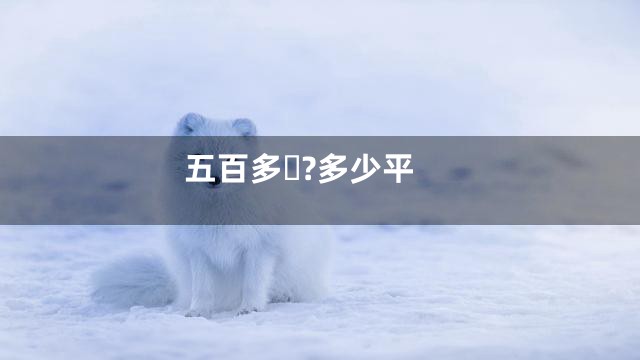 五百多?多少平