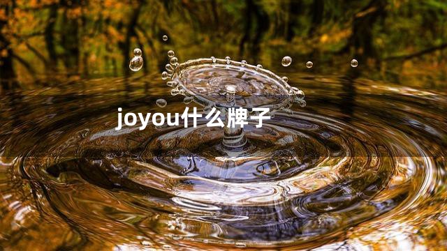 joyou什么牌子