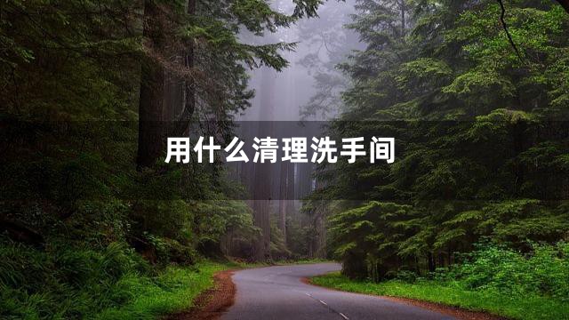 用什么清理洗手间