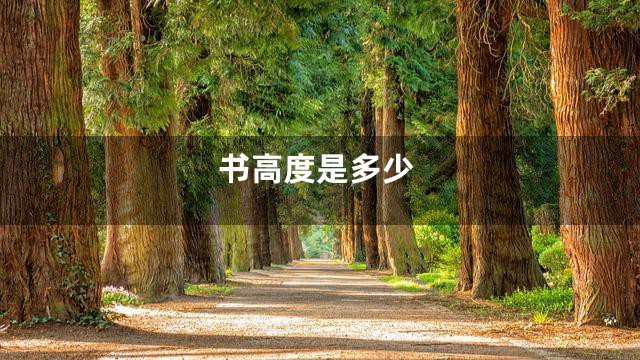 书高度是多少