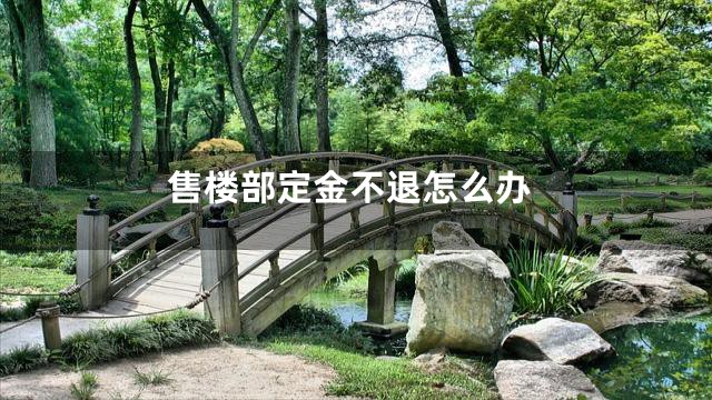 售楼部定金不退怎么办