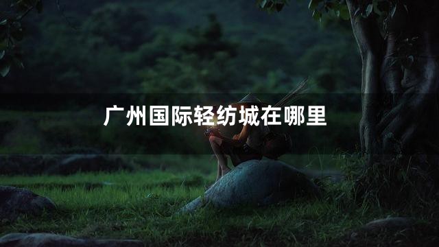 广州国际轻纺城在哪里