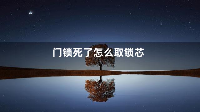 门锁死了怎么取锁芯