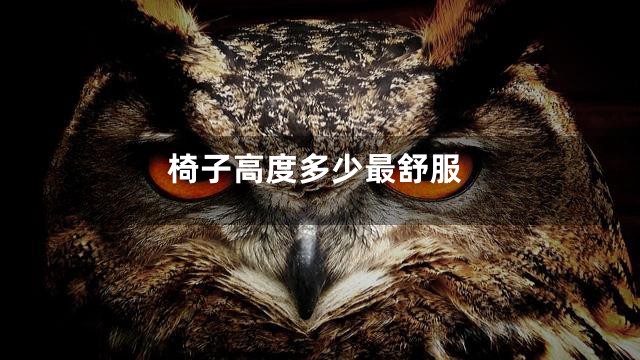 椅子高度多少最舒服