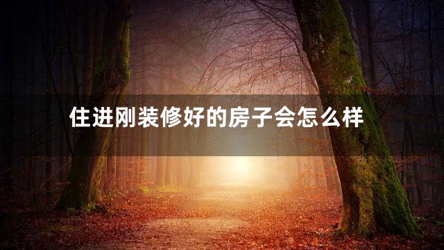 住进刚装修好的房子会怎么样