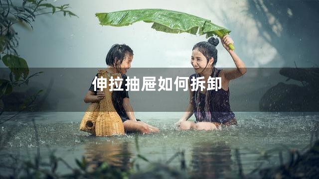 伸拉抽屉如何拆卸