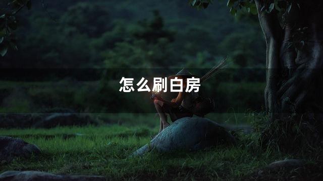 怎么刷白房