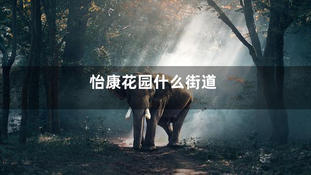 怡康花园什么街道