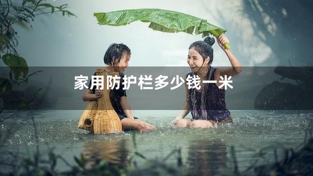 家用防护栏多少钱一米