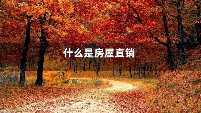 什么是房屋直销