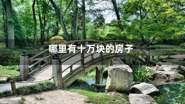 哪里有十万块的房子