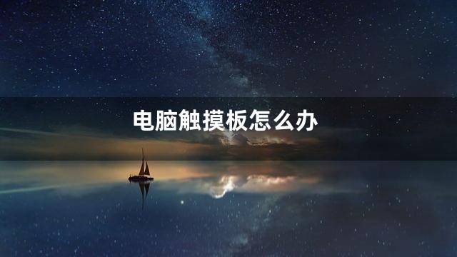 电脑触摸板怎么办