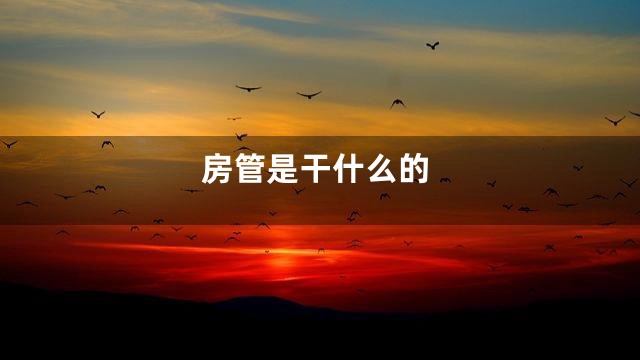 房管是干什么的
