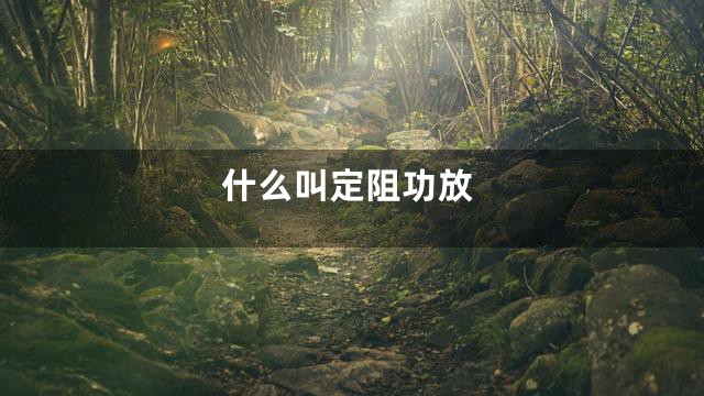 什么叫定阻功放