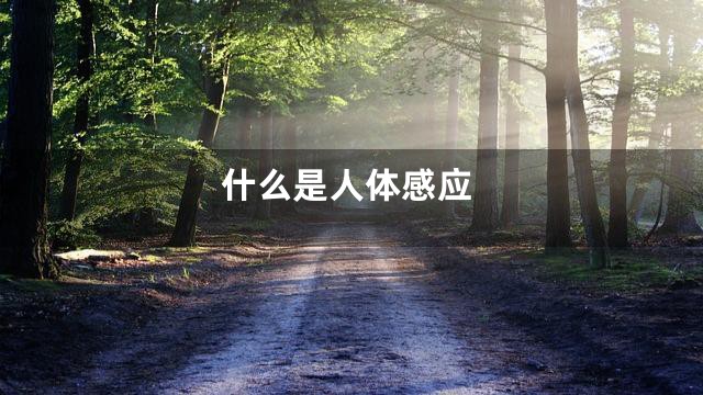 什么是人体感应