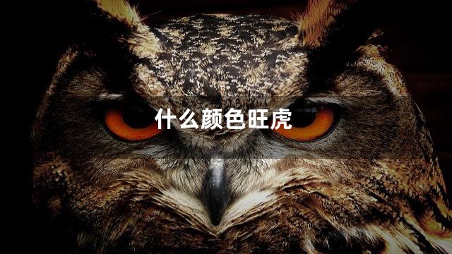 什么颜色旺虎