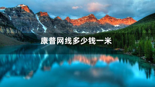 康普网线多少钱一米