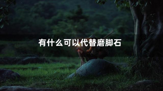 有什么可以代替磨脚石