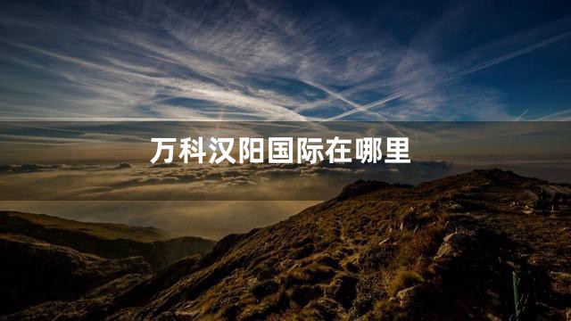 万科汉阳国际在哪里